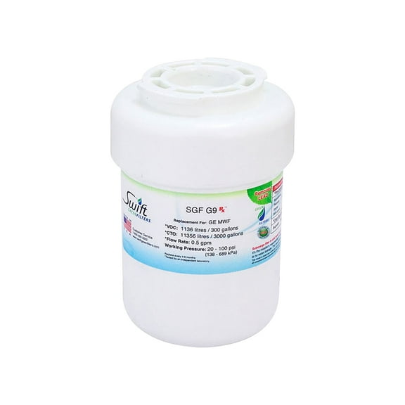 Swift Green Filters SGF-G9 Rx Replacement Water Filter for GE MWF, WF287, 46-9991,Eff-6013A,46-9905 - 1 Pack