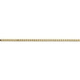 thumbnail image 2 of Real 14kt Yellow Gold 1.5mm Box Chain Chain Bracelet; 7 inch; Lobster Clasp; for Adults and Teens; for Women and Men, 2 of 4