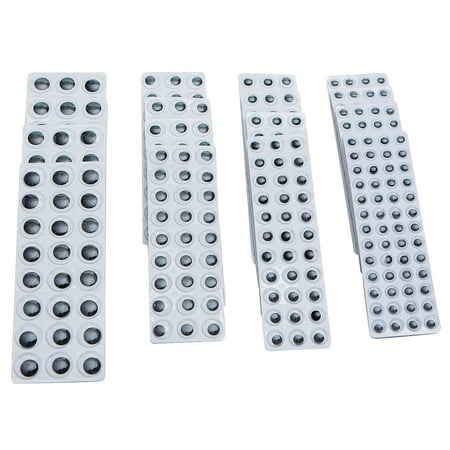 UPC: 0840614120875 | Peel and Stick Wiggly Eyes Black (Pack of 500)