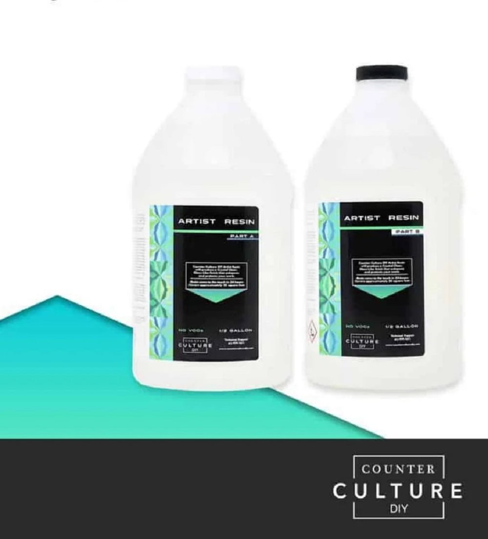 Counter Culture DIY Artist Resin -  Heat-Resistant Epoxy for Art & Crafts - 32oz, 1 gal, 2 gal
