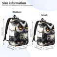 thumbnail image 2 of Rocae Whimsical Owl On Branch for Canvas College Laptop Backpack for Men Women -Medium, 2 of 5