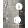 thumbnail image 4 of 71 inches Kink-Less Chromed Flexible Stainless Steel Shower Hose (Extra Long) - Replacement for Handheld Showerhead Hose, 4 of 5