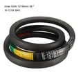 thumbnail image 3 of Cinturones de transmisión de goma negra Uxcell B1219/B48 Drive V Belt Inner Girth 1 pieza, 3 of 5