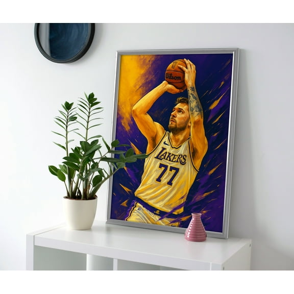 Luka Doncic LA Poster or Canvas Wall Art