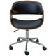 thumbnail image 3 of Silla Oficina MN4 Grupo Microtec ejecutiva Madera Minimalista Moderna Ajustable Elegante Hogar Escritorio Ergonomica Piel PU Cromada Walnut Grupo Microtec MN4 MN4, 3 of 4