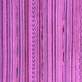 thumbnail image 1 of Ahgly Company Indoor Square Abstract Purple Modern Area Rugs, 6' Square, 1 of 4