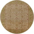 thumbnail image 1 of Ahgly Company Indoor Round Mid-Century Modern Light Brown Oriental Area Rugs, 7' Round, 1 of 6