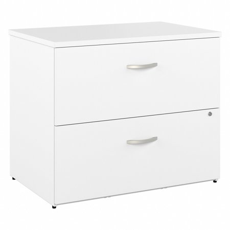 UPC: 0042976190538 | Bush Business Furniture Studio A 2-Drawer Lateral File Cabinet Locking Letter/Legal White 36