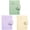 Grren,Light Violet,Light Yellow, variant on 3 Pcs A7 PU Leather Notebook Set, 4.3x3.1 Inch Motivational Embossed Lined Pocket Mini Journal, Portable Daily Planner Notebook for Work Office & Gift, Pink