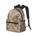 thumbnail image 2 of Easygdp The World is Hemisphere Casual Laptop Backpack, Large Capacity Schoolpack for School, Travel, Business, 2 of 8