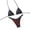 White, variant on Bikini Sets for Women Leopard Printed Triangle Bikinis 2 Piece Halter Bikini Sets High Cut Bathing Suit Swimsuits