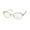 gold / peach, variant on Koali Morel Camelia 20068K DD11 Women's Crystal/Red Eyeglasses