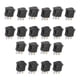 thumbnail image 5 of Interruptor de Balancín Redondo, 3 pin 2 Nivel Fácil de Instalar spst en apaguado Switch 20pcs 12V para Automóvil Auto Barco, 5 of 7