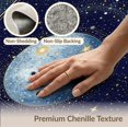 thumbnail image 6 of ODIKA 6'x9' Washable Area Rug Non-Slip, Easy Care, Deep Navy Gold Galaxy Starry Astrology Meteorite Uranus Themed Celestial Atlas Design for Family Room, Living Room, Master Bedroom, 6 of 7
