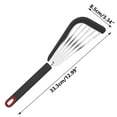 thumbnail image 2 of Stainless Steel Silicone Spatula with Heat Resistant Food Grade Non-stick Head, Flexible Sloped Edge for Flipping Pancakes & Cookies, Ideal for Baking & Stovetop Cooking,Vsgery, 2 of 8