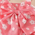 thumbnail image 6 of Edvintorg Infant Girls Clothing Set Summer Baby Girl Sleeveless Flower Print Bow Dress Jumpsuit and Headband 2 Piece Cotton 0-18 Months Newborn Girl Outfits, 6 of 7