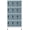 Light Gray and Dark Gray, variant on Steel Locker Cabinet 35.4x15.7x70.9 Inches, Lockable Storage Cabinet with Air Vents and Name Tag Holder for Office, School, or Home