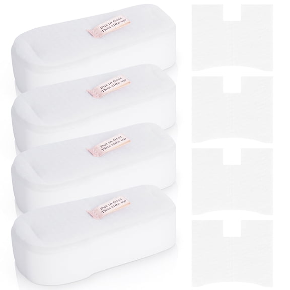4 Foam and Felt, 4 Post Motor Filters HZ2002 UV580 Replacement Kit for Shark DuoClean Self-Cleaning Brushroll Vacuum HZ251 HZ602 HZ702