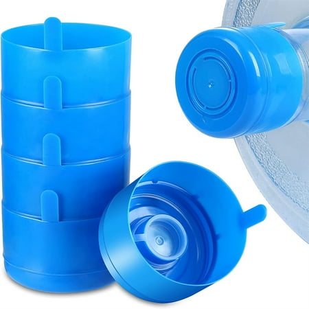 

5PCS Reusable Anti-Splash Caps for 55mm 3 and 5 Gallon Water Bottles with Water Bottle Handle Home Health/Daily Items-Health Care