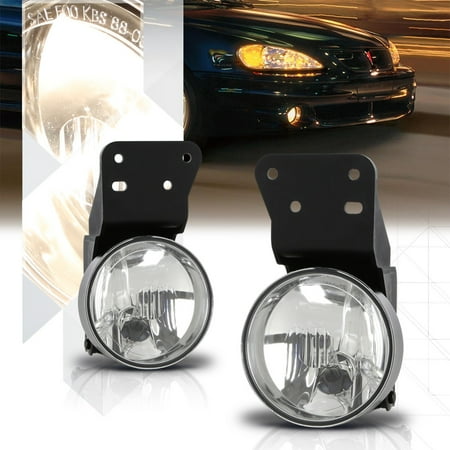 Crystal Clear Replacement Fog Light Oe Per Lamps For 99 05 Crystal Clear Replacement Fog Light Oe Per Lamps For 99 05 Pontiac Grand Am 00 01 02 03 04