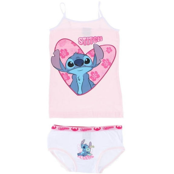 Textiel Trade Girl's Lilo & Stitch Tank and Briefs Underwear Set