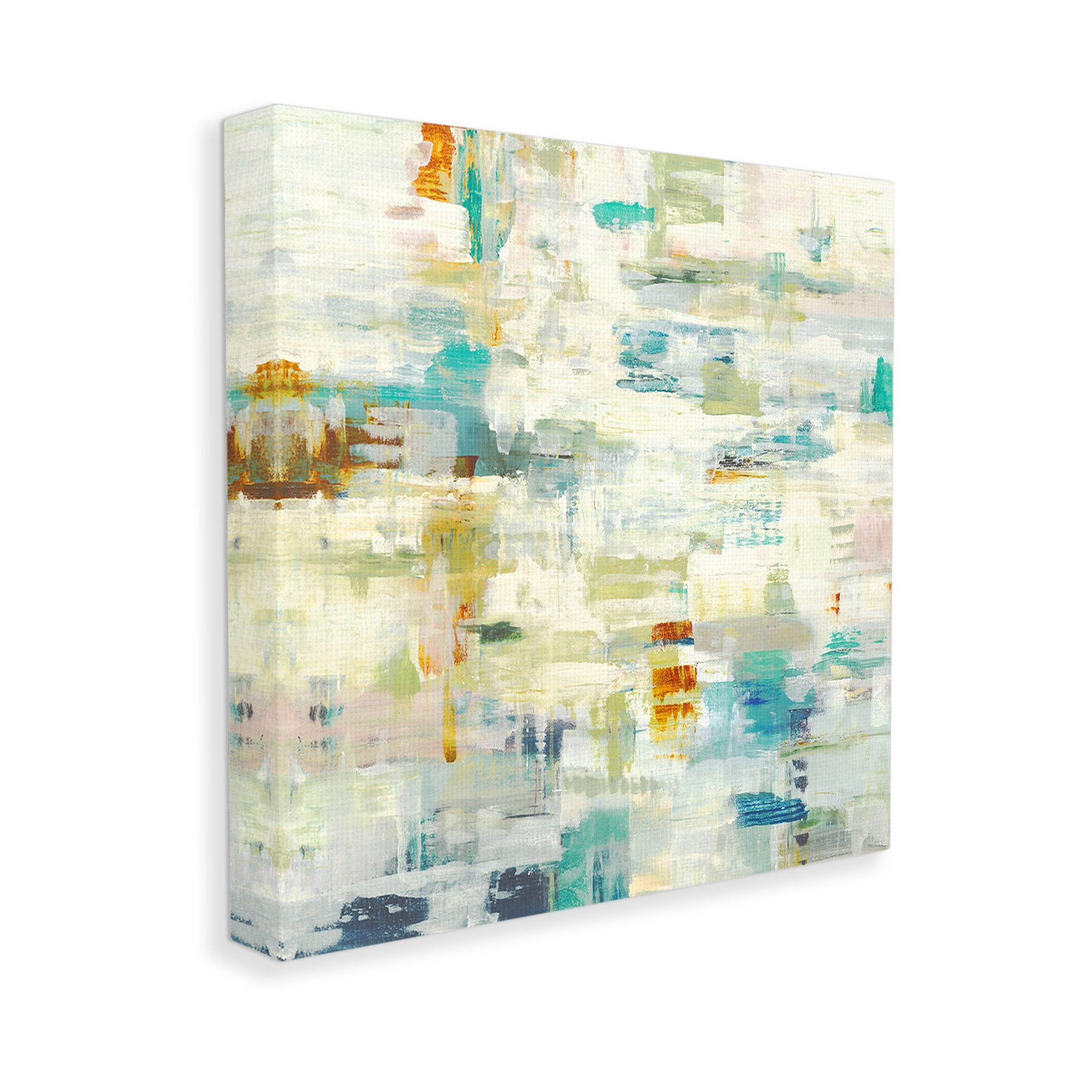 Stupell Industries Complex Abstract Pattern Abstract Painting Gallery Wrapped Canvas Art Print Wall Art, 30 x 30