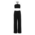 thumbnail image 5 of No Boundaries Tube Top and Pants Set, 2 Piece, Women’s and Women’s Plus, 5 of 5