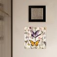 thumbnail image 3 of 10 Inch Wall Clock Battery Operated Silent Clock Decorative for Office, Kitchen, Outdoor, Living Room，Monarch Butterfly Insect Colorful, 3 of 4