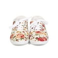 thumbnail image 4 of New Women Refresh Lemon-01 Canvas Floral Lace Up Flat Sneaker, 4 of 6