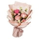 thumbnail image 4 of Ramo de claveles de ganchillo, flores artificiales, bonita decoración para el hogar DIY, flores de punto rosa, 4 of 9