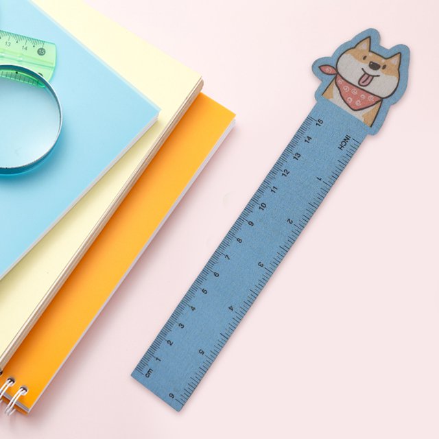 Regla de dibujos animados, 2 funciones, regla creativa, regla arcoíris para la escuela para niños y niñas Sywqhk libre de BPA