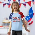 thumbnail image 3 of CCRFTGI 250 Anniversary Usa Flag Shirts for Kids Girls Boys Patriotic Freedom 4th Of July USA Flag Outfits July 4th Celebration Summer Shirts 1776 T-Shirts Blue 7-8 Years, 3 of 5