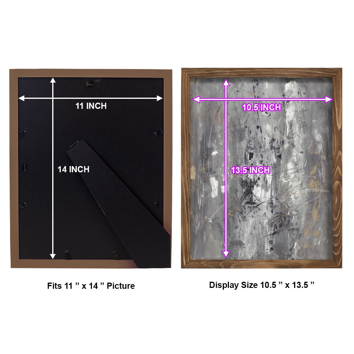 Ancient Marks I - Framed Print w/glass - Walnut