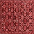 thumbnail image 1 of Ahgly Company Indoor Square Oriental Red Industrial Area Rugs, 7' Square, 1 of 4