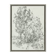 thumbnail image 2 of Kate and Laurel Sylvie Vincent van Gogh Cypresses 1889 Framed Linen Textured Canvas Wall Art by The Art Institute of Chicago, 18x24 Gray, Decorative Museum Series Art Print for Wall, 2 of 6