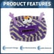 thumbnail image 5 of Soporte de Pañuelos para Automóvil Organizador de Caja de Pañuelos de Felpa Morado 1 Pcs, 5 of 6
