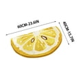thumbnail image 3 of BSMAT Semicircle Fruit Mat, 16" x 24 " Cute Absorbent Anti-Slip Shower Mat, Summer Welcome Mat for Bathroom Doorway Kitchen Bedroom Bathtub Rug, 3 of 6