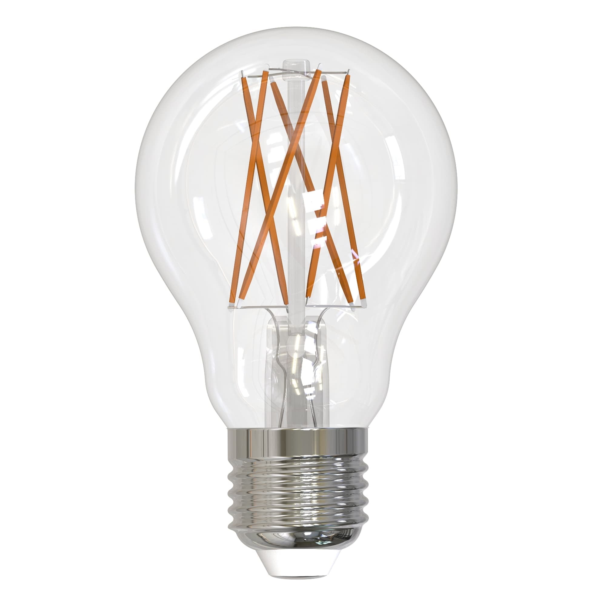 Bulbrite LED 7W Warm White Incandescent Light Bulbs, Dimmable (2 Pack)