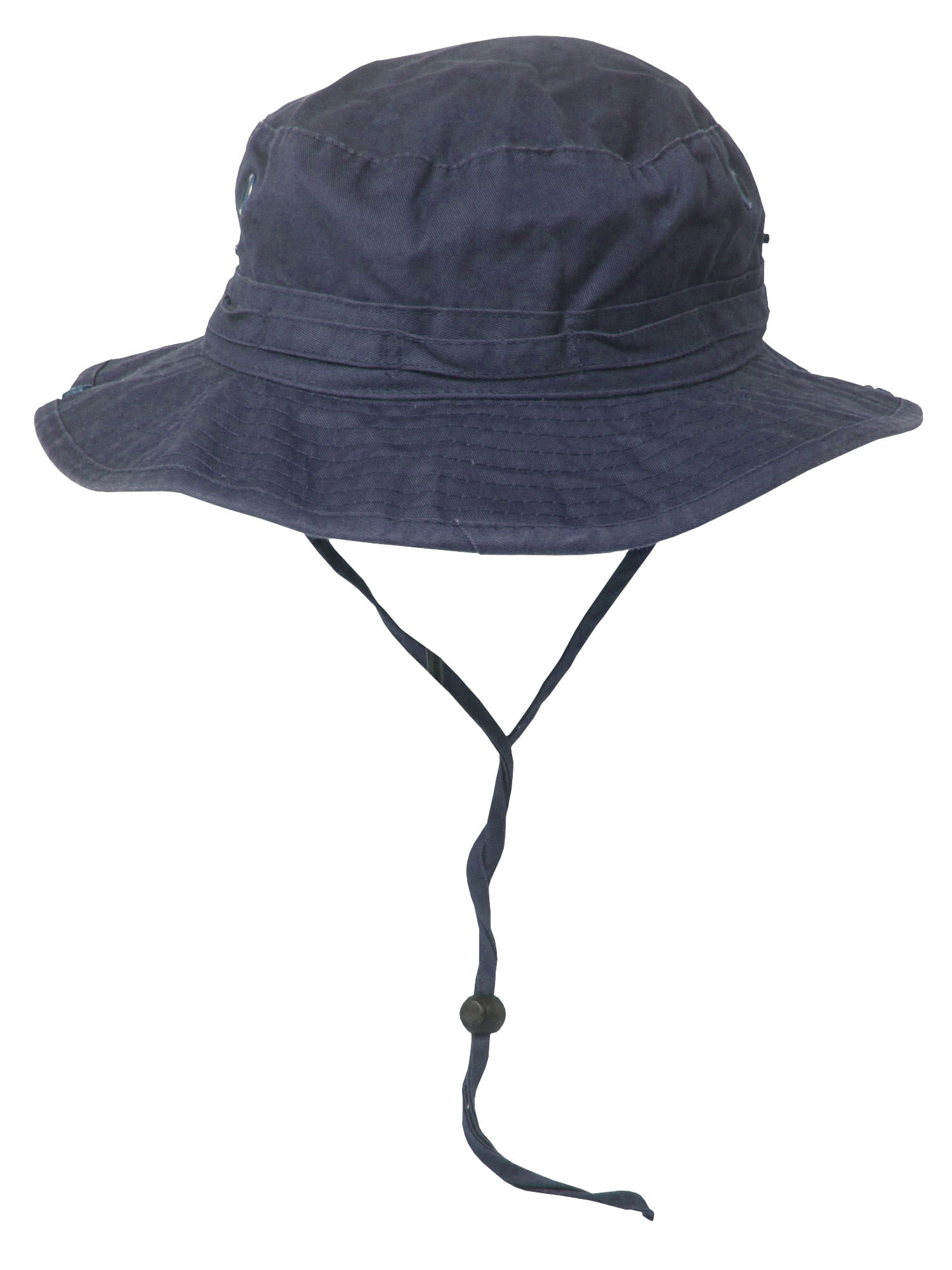 Twill Washed Hunting Hat w/ Cord- Black, Large - Walmart.com