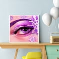 thumbnail image 4 of Cuadros Decorativos Kits de pintura de diamantes para bricolaje, maquillaje de ojos brillantes, taladro redondo completo, juego de decoración del hogar Ndcxsfigh Nuevos Originales, 4 of 9