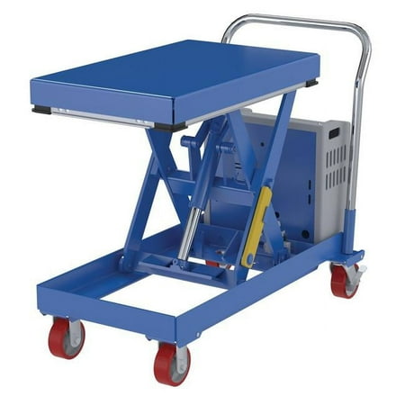 Vestil Manufacturing CART-500-2033-DC 20 x 33 in. 500 lbs 12V DC Hydraulic Elevating Cart