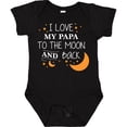 thumbnail image 3 of Inktastic I Love My Papa to the Moon and Back Boys or Girls Baby Bodysuit, 3 of 5