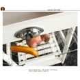 thumbnail image 5 of Ktaxon Wood Kitchen Storage Rolling Cart Dining Trolley Storage Cabinet W/ Drawers,White, 5 of 8