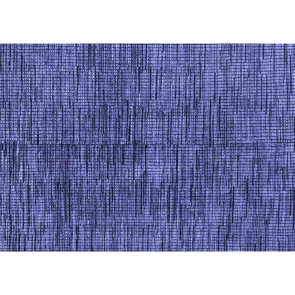 Ahgly Company Indoor Rectangle Abstract Blue Modern Area Rugs, 2' x 5'