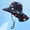 Navy, variant on RTKFRFLM Kids Sun Protection Bucket Hat Print Beach Sun Hat with Neck Flap Pink S