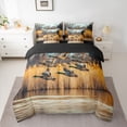 thumbnail image 2 of Castle Fairy Boys Girls Mallard Duck Bedding Comforter Set,River House King Bedding Sets, 2 of 8