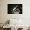 thumbnail image 2 of Elephant Stock Christian Prayer Wall Art - Horizontal Canvas Wall Art - Living Room Wall Decor - Religion And Spirituality Canvas - Gray And Black Decor - 36" x 24", 2 of 8