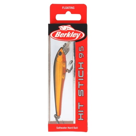 Berkley Hit Stick Saltwater Fishing Lure Black Gold Size 95
