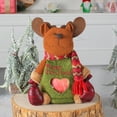 thumbnail image 3 of Ounissouiy Lindo bolso de muñecas de Navidad regalos transparentes caramelo fruta dibujos animados muñeco de nieve forma contenedor Noel bolso niños Kits de decoración para fiestas Alce Ounissouiy HA070786-03, 3 of 6