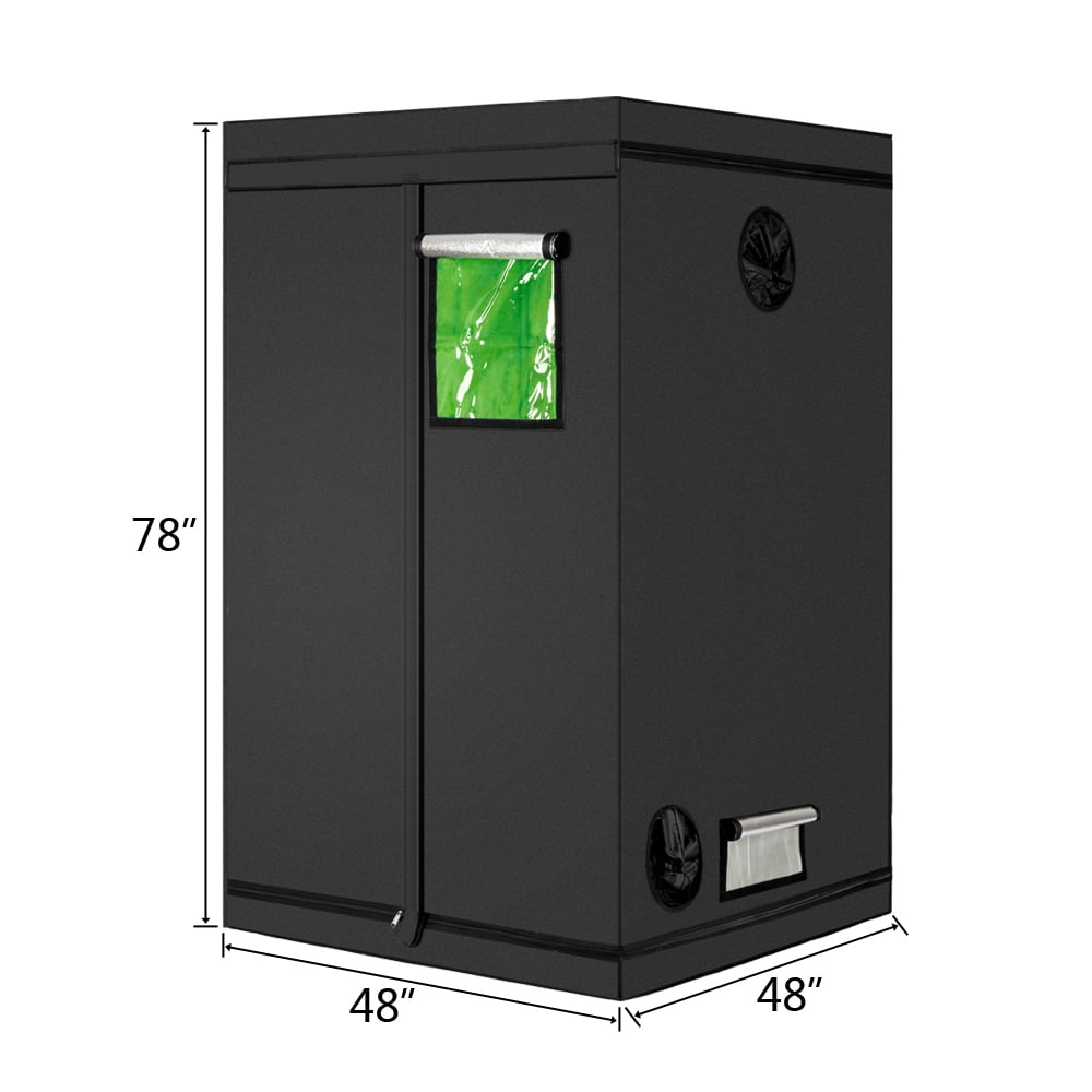 Kepooman Grow Tent for Plant, Hydroponic Mylar Tent Reflective Garden Growing Dark Room with Observation Window, Indoor Grow Tent Room Kepooman Grow Tent for Plant, Hydroponic Mylar Tent Reflective Garden Growing Dark Room with Observation Window, Indoor Grow Tent Room